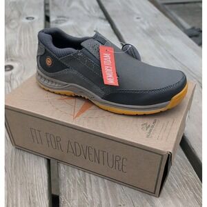 Nunn Bush Eskar Comfort All Terrain Mens Gray Shoes Slip on Memory Foam Sz‎ 5